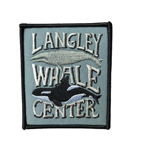 New! Orca Network and Langley Whale Center Iron-On Patches